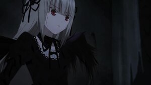 Rating: Safe Score: 0 Tags: 1girl bangs black_dress black_ribbon black_wings closed_mouth detached_collar dress eyebrows_visible_through_hair flower hair_ribbon hairband image juliet_sleeves long_hair long_sleeves red_eyes ribbon rose silver_hair solo suigintou upper_body wings User: admin