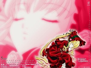 Rating: Safe Score: 0 Tags: 1girl blonde_hair bonnet closed_eyes copyright_name dress full_body image long_hair long_sleeves red_dress shinku shoes sitting solo twintails watermark web_address zoom_layer User: admin