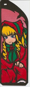 Rating: Safe Score: 0 Tags: 1girl blonde_hair blue_eyes bonnet bow bowtie dress frills image long_hair long_sleeves ribbon shinku solo User: admin