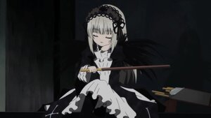 Rating: Safe Score: 0 Tags: 1girl apron bangs black_background black_dress black_hairband black_ribbon black_wings closed_eyes closed_mouth dress eyebrows_visible_through_hair frills hairband holding holding_weapon image knees_up knife long_hair long_sleeves ribbon silver_hair sitting solo suigintou very_long_hair weapon wings User: admin