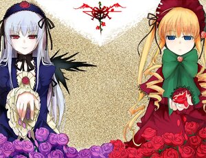 Rating: Safe Score: 0 Tags: 2girls black_dress blonde_hair blue_eyes bonnet bow bowtie dress drill_hair expressionless flower frilled_sleeves frills green_bow green_neckwear hairband hat image juliet_sleeves lolita_hairband long_hair long_sleeves looking_at_viewer m-hit multiple_girls pair pink_flower pink_rose puffy_sleeves purple_flower purple_rose red_dress red_eyes red_flower red_rose rose rozen_maiden shinku sidelocks silver_hair suigintou thorns twintails wings User: admin