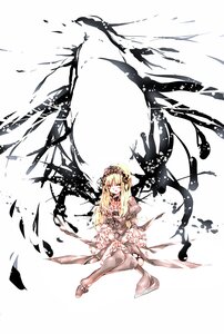 Rating: Safe Score: 0 Tags: 1girl blonde_hair closed_eyes dress flower hairband image long_hair sitting solo suigintou User: admin