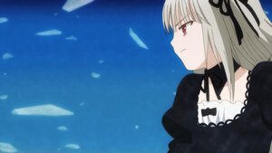 Rating: Safe Score: 0 Tags: 1girl bangs black_dress black_ribbon closed_mouth dress feathers frills hairband image long_hair long_sleeves looking_afar looking_away outdoors profile red_eyes ribbon silver_hair sky solo suigintou tears upper_body User: admin