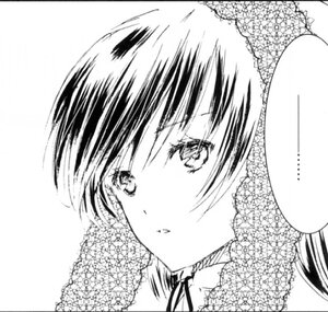 Rating: Safe Score: 0 Tags: 1girl blush close-up greyscale image looking_at_viewer monochrome short_hair simple_background solo suiseiseki white_background User: admin