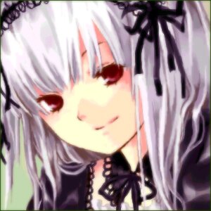 Rating: Safe Score: 0 Tags: 1girl auto_tagged bangs black_ribbon close-up closed_mouth collar detached_collar image looking_at_viewer portrait red_eyes ribbon silver_hair simple_background smile solo suigintou User: admin