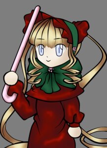 Rating: Safe Score: 0 Tags: 1girl blonde_hair blue_eyes bow bowtie dress image long_hair long_sleeves shinku smile solo User: admin