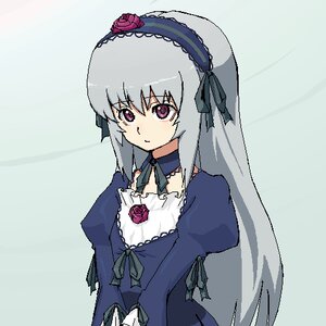 Rating: Safe Score: 0 Tags: 1girl artist_request bangs dress flower frills hairband image juliet_sleeves long_hair long_sleeves looking_at_viewer lowres oekaki puffy_sleeves ribbon rose rozen_maiden silver_hair simple_background solo suigintou upper_body User: admin