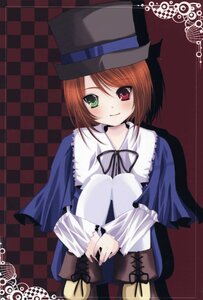 Rating: Safe Score: 0 Tags: 1girl argyle argyle_background argyle_legwear board_game brown_hair checkerboard_cookie checkered checkered_background checkered_floor checkered_kimono checkered_skirt chess_piece dress green_eyes hat heterochromia holding image long_sleeves looking_at_viewer perspective plaid_background red_eyes short_hair smile solo souseiseki tile_floor tiles top_hat vanishing_point User: admin