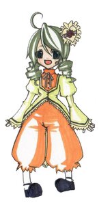 Rating: Safe Score: 0 Tags: 1girl :d ahoge bloomers blush bow dress drill_hair frills full_body green_hair image kanaria long_sleeves open_mouth puffy_pants puffy_sleeves shoes simple_background smile solo standing twin_drills white_background User: admin