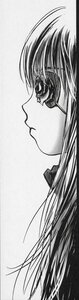 Rating: Safe Score: 0 Tags: 1girl bangs barasuishou closed_mouth from_side greyscale image lips long_hair monochrome profile simple_background solo User: admin