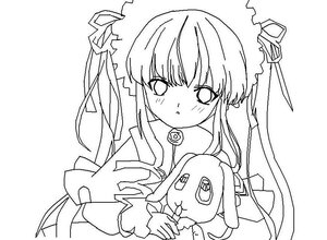 Rating: Safe Score: 0 Tags: 1girl bangs blush dress greyscale hair_ribbon image long_hair long_sleeves looking_at_viewer monochrome parted_lips ribbon shinku sidelocks simple_background solo stuffed_animal upper_body very_long_hair white_background User: admin