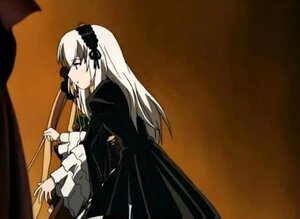 Rating: Safe Score: 0 Tags: 1girl black_dress black_ribbon dress frilled_sleeves frills hairband image lolita_hairband long_hair long_sleeves pair profile ribbon shinku silver_hair solo standing suigintou very_long_hair white_hair User: admin