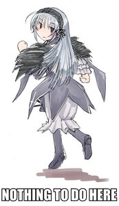 Rating: Safe Score: 0 Tags: 1girl black_wings boots dress frills full_body hairband image long_hair long_sleeves looking_at_viewer looking_back ribbon silver_hair simple_background solo standing suigintou white_background wings User: admin