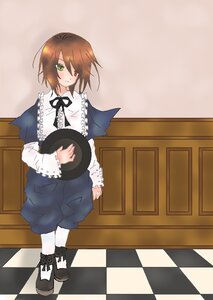 Rating: Safe Score: 0 Tags: 1girl argyle argyle_background argyle_legwear black_rock_shooter_(character) board_game brown_hair card chair checkerboard_cookie checkered checkered_background checkered_floor checkered_kimono checkered_scarf checkered_skirt chess_piece cookie diamond_(shape) dress flag floor green_eyes headwear_removed image mirror on_floor perspective plaid_background reflection reflective_floor ribbon short_hair solo souseiseki tile_floor tile_wall tiles vanishing_point User: admin