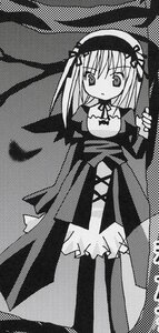 Rating: Safe Score: 0 Tags: 1girl blush dress frills full_body greyscale hairband halftone halftone_background image lolita_hairband long_sleeves looking_at_viewer monochrome puffy_sleeves ribbon solo standing suigintou very_long_hair User: admin