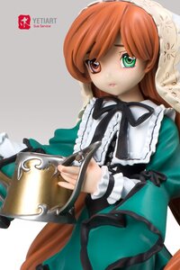 Rating: Safe Score: 0 Tags: 1girl bangs doll dress frills green_dress green_eyes heterochromia holding long_hair long_sleeves looking_at_viewer solo suiseiseki watering_can User: admin