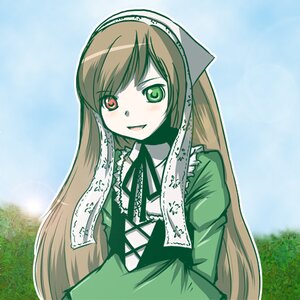 Rating: Safe Score: 0 Tags: 1girl blush brown_hair dress frills green_dress green_eyes heterochromia image long_hair long_sleeves looking_at_viewer open_mouth outdoors red_eyes ribbon smile solo suiseiseki very_long_hair User: admin