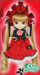 Rating: Safe Score: 0 Tags: 1girl blonde_hair blue_eyes bonnet bow bowtie doll dress flower frills long_hair long_sleeves looking_at_viewer red_dress rose shinku solo twintails very_long_hair User: admin