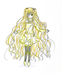 Rating: Safe Score: 0 Tags: 1girl boots bow cross-laced_footwear dress frills full_body image kirakishou lace-up_boots long_hair long_sleeves monochrome solo standing thighhighs two_side_up very_long_hair User: admin