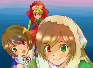 Rating: Safe Score: 0 Tags: 3girls :d blonde_hair blue_eyes blush bonnet brown_hair dress frills green_eyes head_scarf heterochromia hina_ichigo image long_hair long_sleeves looking_at_viewer multiple multiple_girls open_mouth pink_bow red_eyes shinku siblings sisters smile souseiseki suigintou suiseiseki tagme twins User: admin