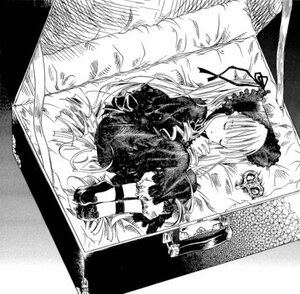 Rating: Safe Score: 0 Tags: 1girl closed_eyes dress frills gothic_lolita greyscale hairband image lolita_fashion long_hair long_sleeves lying monochrome rose shinku sleeping solo suigintou very_long_hair User: admin