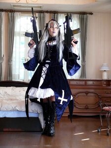 Rating: Safe Score: 0 Tags: 1girl boots dress gun handgun holding holding_gun holding_weapon indoors long_hair photo rifle solo suigintou thighhighs trigger_discipline weapon User: admin
