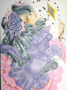 Rating: Safe Score: 0 Tags: 1girl barasuishou blue_rose dress drill_hair flower frills hair_flower hair_ornament image jewelry lolita_fashion long_hair long_sleeves rose solo traditional_media yellow_eyes User: admin