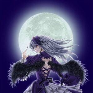 Rating: Safe Score: 0 Tags: 1girl auto_tagged back bad_id bad_pixiv_id black_wings circle dress feathered_wings flower frills full_moon hacka hairband image lolita_hairband long_hair long_sleeves looking_at_viewer looking_back moon moonlight night purple_eyes red_eyes red_moon ribbon rozen_maiden silver_hair solo suigintou wings User: admin
