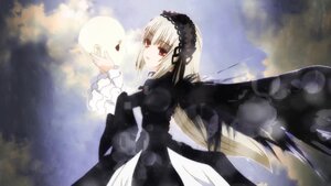 Rating: Safe Score: 0 Tags: 1girl bangs black_dress black_ribbon black_wings cloud cloudy_sky dress frilled_sleeves frills hairband image long_hair long_sleeves red_eyes ribbon silver_hair sky solo suigintou very_long_hair wings User: admin