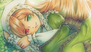 Rating: Safe Score: 0 Tags: 1girl dress frills green_eyes hat heterochromia image long_hair long_sleeves looking_at_viewer lying on_side red_eyes smile solo suiseiseki traditional_media very_long_hair watercolor_(medium) User: admin