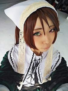 Rating: Safe Score: 0 Tags: 1girl bangs brown_hair closed_mouth dress frills green_eyes hat heterochromia lips looking_at_viewer ribbon solo suiseiseki upper_body User: admin