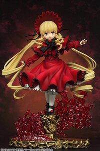 Rating: Safe Score: 0 Tags: 1girl blonde_hair blue_eyes bonnet bow bowtie capelet doll dress drill_hair flower full_body long_hair long_sleeves looking_at_viewer pantyhose red_dress rose shinku solo standing twintails very_long_hair User: admin