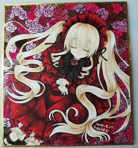 Rating: Safe Score: 0 Tags: 1girl blonde_hair closed_eyes dress flower image lolita_fashion long_hair marker_(medium) red_dress red_flower red_rose rose shinku solo traditional_media twintails very_long_hair User: admin