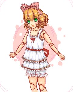 Rating: Safe Score: 0 Tags: 1girl :d barefoot blonde_hair bloomers blush bow camisole doll_joints dress drill_hair frills full_body green_eyes hair_bow hina_ichigo hinaichigo image jewelry joints looking_at_viewer open_mouth pink_bow short_hair smile solo underwear white_bloomers User: admin