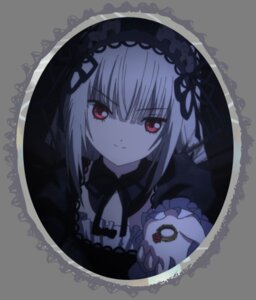 Rating: Safe Score: 0 Tags: 1girl bangs black_background black_dress closed_mouth dress eyebrows_visible_through_hair frills gothic_lolita hairband holding image lolita_fashion long_hair long_sleeves looking_at_viewer red_eyes ribbon rose silver_hair simple_background smile solo suigintou white_background User: admin