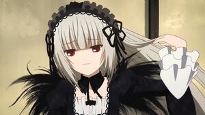 Rating: Safe Score: 0 Tags: 1girl black_ribbon detached_collar dress frills hairband image long_hair long_sleeves looking_at_viewer red_eyes ribbon silver_hair smile solo suigintou upper_body wings User: admin