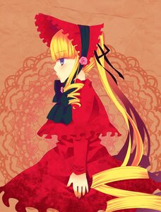 Rating: Safe Score: 0 Tags: 1girl auto_tagged blonde_hair blue_eyes blush bonnet bow capelet dress drill_hair flower image long_hair long_sleeves red_dress rose shinku solo twintails very_long_hair User: admin