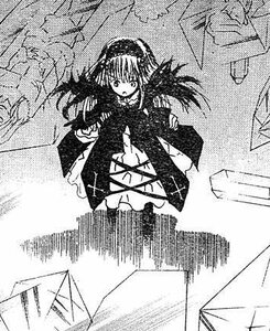 Rating: Safe Score: 0 Tags: 1girl black_wings dress feathered_wings frills full_body greyscale hairband image long_hair long_sleeves looking_at_viewer monochrome rose solo standing suigintou wings User: admin