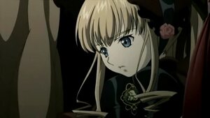 Rating: Safe Score: 0 Tags: 1girl bangs blonde_hair blue_eyes close-up expressionless face flower hat image long_hair rose shinku simple_background solo suigintou upper_body User: admin