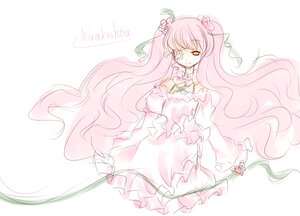Rating: Safe Score: 0 Tags: 1girl character_name dress flower frills hair_flower hair_ornament image kirakishou long_hair long_sleeves pink_hair rose smile solo striped striped_background two_side_up vertical_stripes very_long_hair vines yellow_eyes User: admin