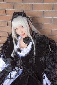 Rating: Safe Score: 0 Tags: 1girl bangs black_dress brick_wall closed_mouth dress fur_trim gothic_lolita hairband lace lips lolita_fashion long_hair long_sleeves looking_at_viewer red_eyes sitting solo suigintou upper_body white_hair User: admin