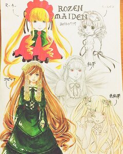 Rating: Safe Score: 0 Tags: blonde_hair blue_eyes bow dress drill_hair flower green_bow green_eyes green_neckwear hat heterochromia hina_ichigo image long_hair long_sleeves looking_at_viewer multiple multiple_girls red_eyes shinku sisters smile suigintou suiseiseki tagme traditional_media twin_drills twintails very_long_hair watercolor_(medium) User: admin