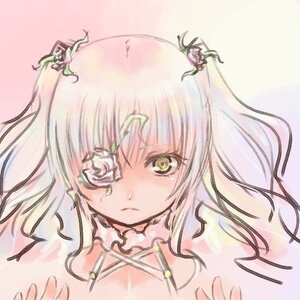 Rating: Safe Score: 0 Tags: 1girl bangs blush closed_mouth flower hair_ornament image jewelry kirakishou looking_at_viewer pink_background pink_hair portrait solo yellow_eyes User: admin