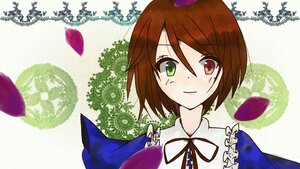 Rating: Safe Score: 0 Tags: auto_tagged brown_hair green_eyes heterochromia image looking_at_viewer neck_ribbon red_eyes ribbon short_hair smile solo souseiseki suiseiseki User: admin