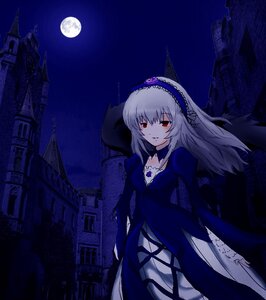 Rating: Safe Score: 0 Tags: 1girl auto_tagged black_wings building city dress flower frills full_moon hairband image long_hair long_sleeves looking_at_viewer moon night red_eyes silver_hair sky solo suigintou wings User: admin