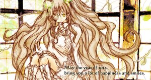 Rating: Safe Score: 0 Tags: 1girl boots dress flower hair_flower hair_ornament image kirakishou long_hair long_sleeves sitting solo very_long_hair yellow_eyes User: admin