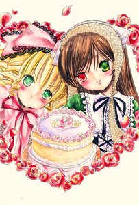 Rating: Safe Score: 0 Tags: 2girls blonde_hair blush brown_hair dress flower green_eyes hat head_scarf heterochromia hina_ichigo hinaichigo image long_hair long_sleeves looking_at_viewer multiple_girls open_mouth pair pink_flower pink_rose red_eyes red_flower red_rose rose siblings sisters smile souseiseki suiseiseki twins User: admin