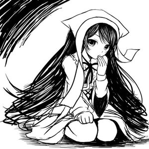 Rating: Safe Score: 0 Tags: 1girl chiko_(kanhogo) collar covering_mouth dress frilled_shirt_collar frills greyscale hand_on_leg hand_to_own_mouth image lap long_hair long_sleeves looking_at_viewer monochrome neck_ribbon ribbon rozen_maiden seiza simple_background sitting solo suiseiseki very_long_hair white_background User: admin