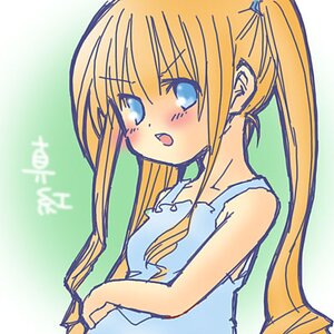 Rating: Safe Score: 0 Tags: 1girl bangs bare_shoulders blonde_hair blue_eyes blush dress eyebrows_visible_through_hair image long_hair open_mouth shinku simple_background sleeveless solo twintails upper_body User: admin
