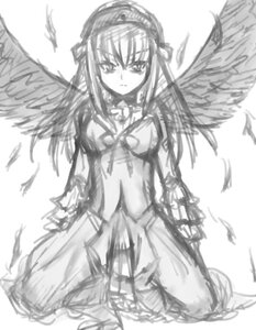 Rating: Safe Score: 0 Tags: 1girl akemi_homura akuma_homura argyle argyle_legwear auto_tagged black_hair bow choker dress feathered_wings feathers gloves greyscale hair_ribbon image long_hair looking_at_viewer monochrome ribbon simple_background solo suigintou thighhighs white_background wings zettai_ryouiki User: admin